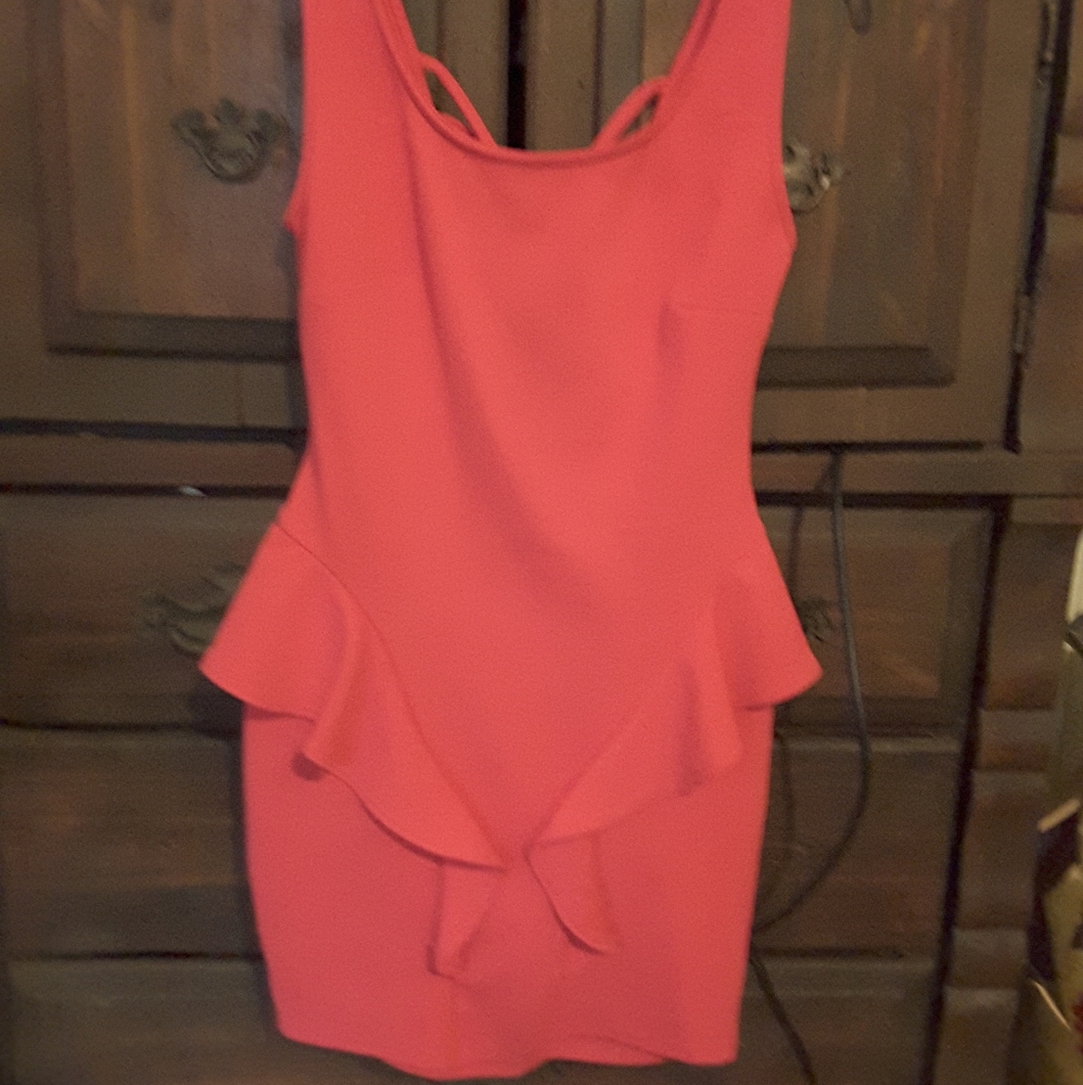 Bodycon pink dress